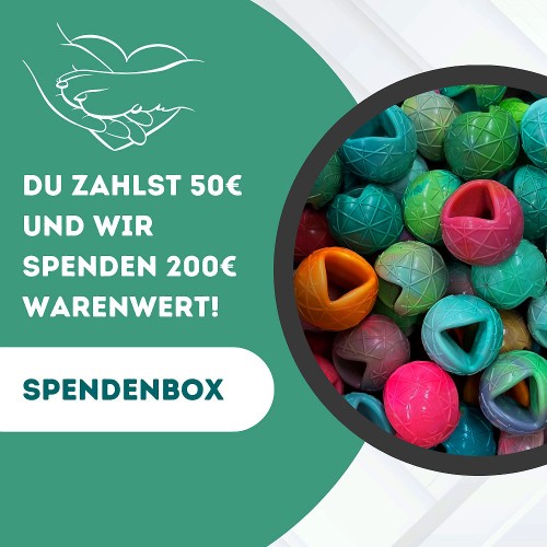 Sie kaufen für 50€ | wir spenden 200€
