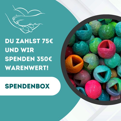 Sie kaufen für 75€ | wir spenden 350€