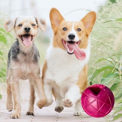 Moby Hundeball Groß - Perl Rosa