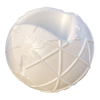 Moby Dog Ball Small - White